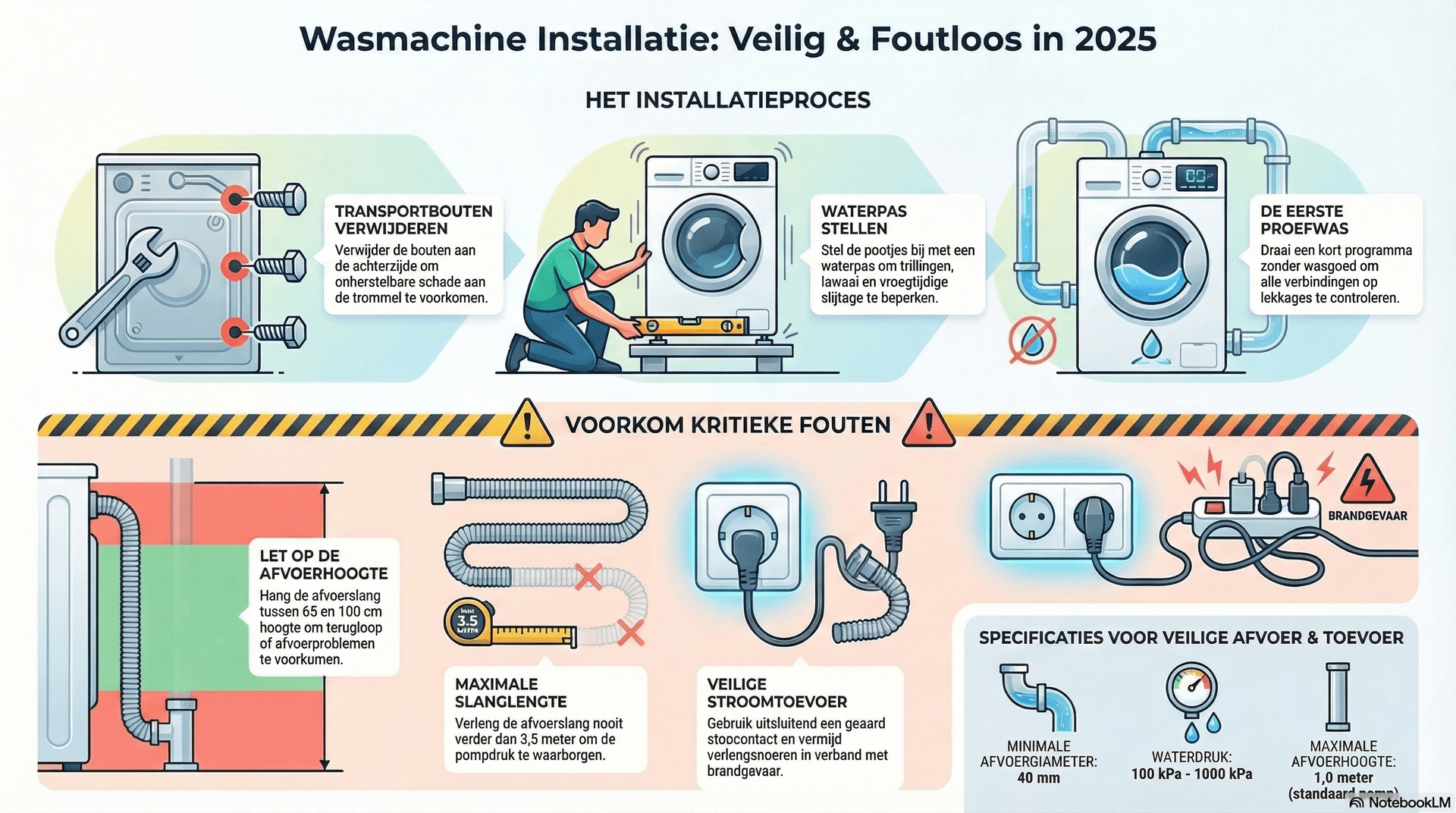 Zelf Wasmachine Aansluiten: Lekvrij in 5 Stappen DIY