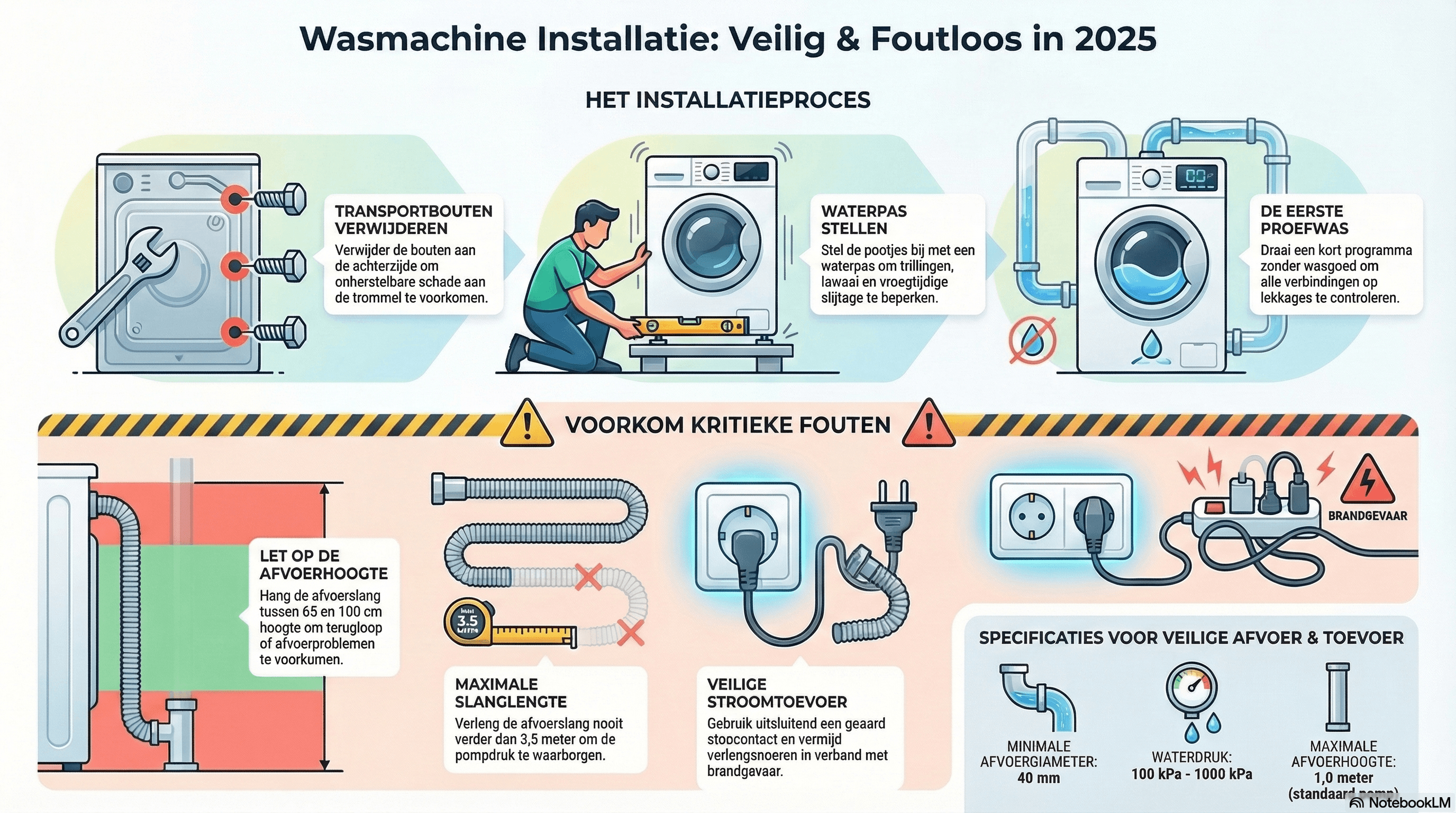 Zelf Wasmachine Aansluiten: Lekvrij in 5 Stappen DIY